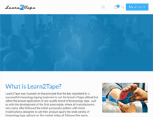 Tablet Screenshot of learn2tape.com